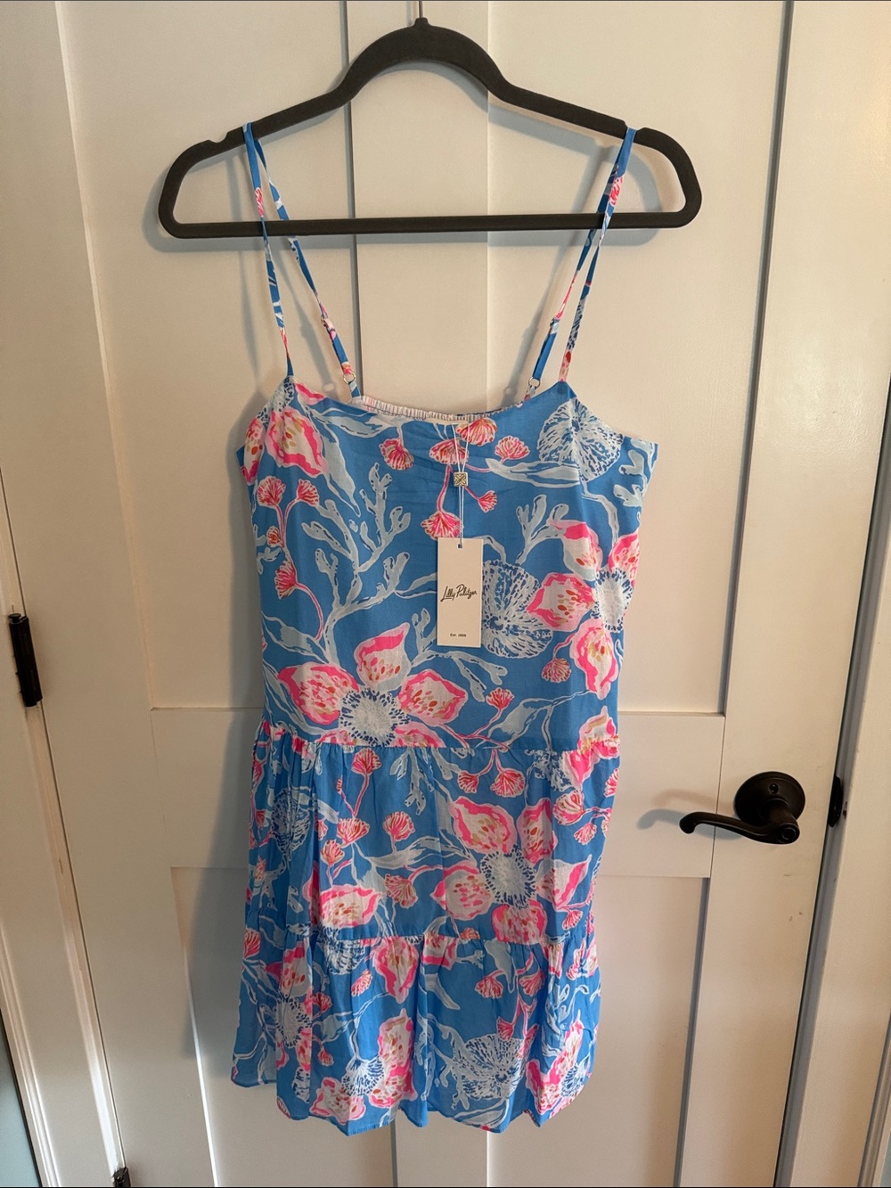 Lilly Pulitzer Alessia cotton Dress Bahamian Rhapsody size medium